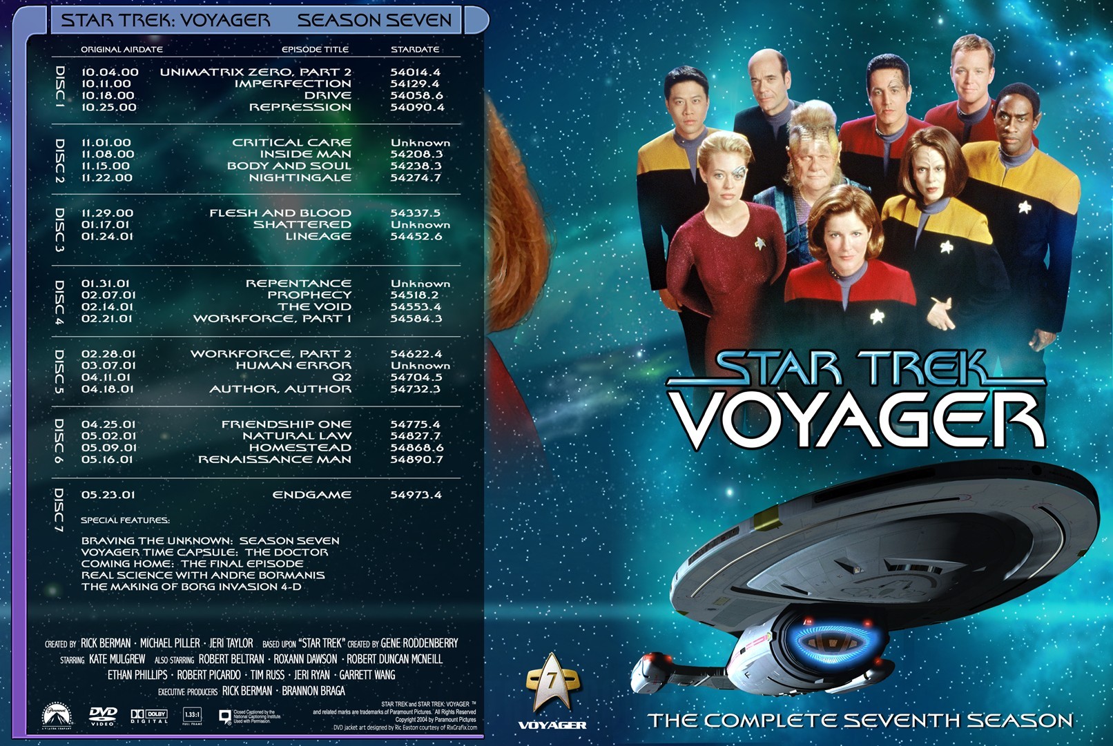 Star Trek Voyager Series 1 7 Complete
